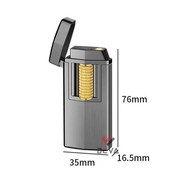 Bật lửa ga điện sạc USB con xoay khò 1 tia 919