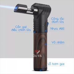 Bật lửa gas chính hãng Honest khò đại 1 tia để bàn BCH 542