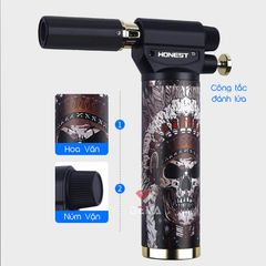 Bật lửa gas Honest khò đại 1 tia để bàn BCH 547