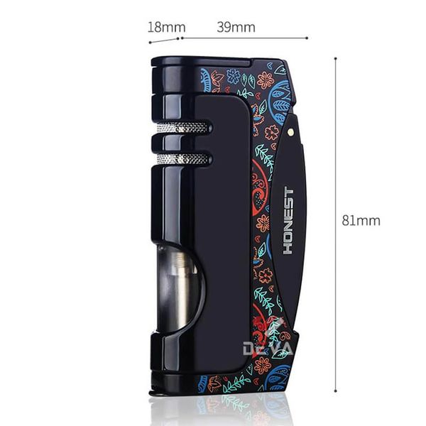 Bật Lửa Khò Xì Gà 1 tia Kèm Đục BCZ 487