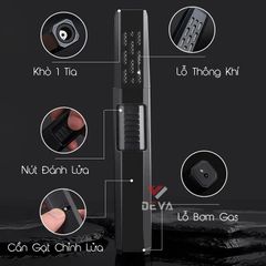 Bật lửa khò đại 1 tia Honest BCZ 762