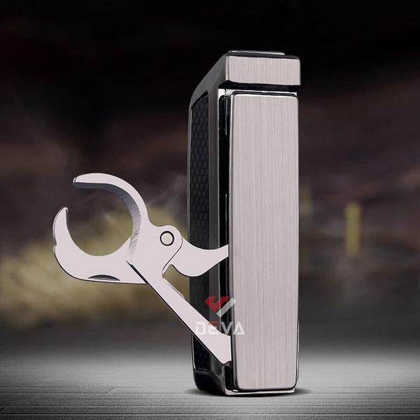 Bật lửa chính hãng Honest khò 1 tia kèm kéo cắt Cigar BCZ 823