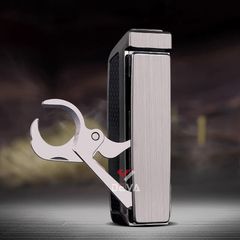 Bật lửa chính hãng Honest khò 1 tia kèm kéo cắt Cigar BCZ 823