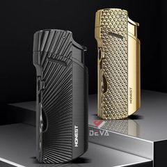 Bật lửa chính hãng Honest khò 1 tia kèm đục và xiên Cigar BCZ 847
