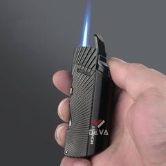 Bật lửa chính hãng Honest khò 1 tia kèm đục và xiên Cigar BCZ 847