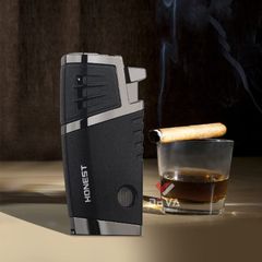 Bật lửa khò 2 tia kèm đục Honest BCZ 754