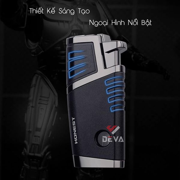 Bật lửa khò 2 tia kèm đục Honest BCZ 754