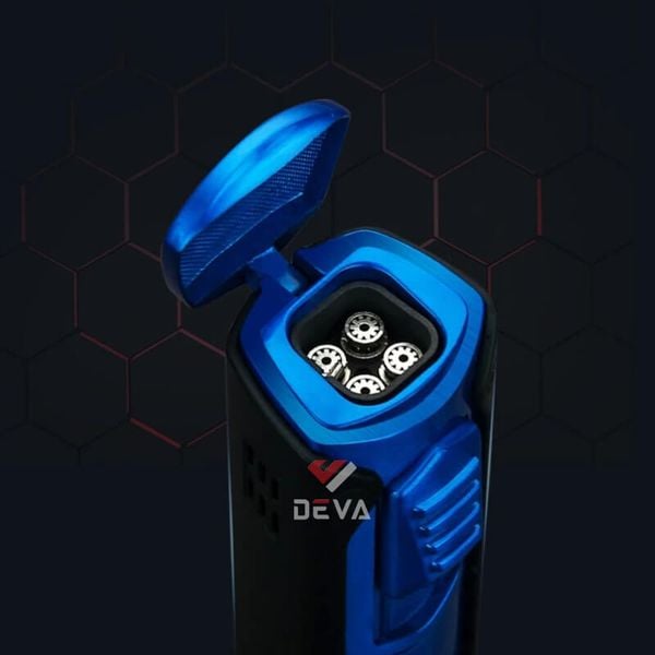 Bật lửa khò 4 tia kèm đục lỗ xì gà Honest BCZ 781