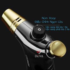 Bật lửa khò để bàn Honest khò 2 tia tự điều chỉnh BCZ 536