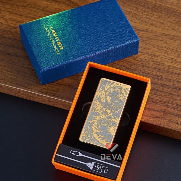 Bật lửa gas sạc USB cảm ứng điện tử cao cấp HT23-2