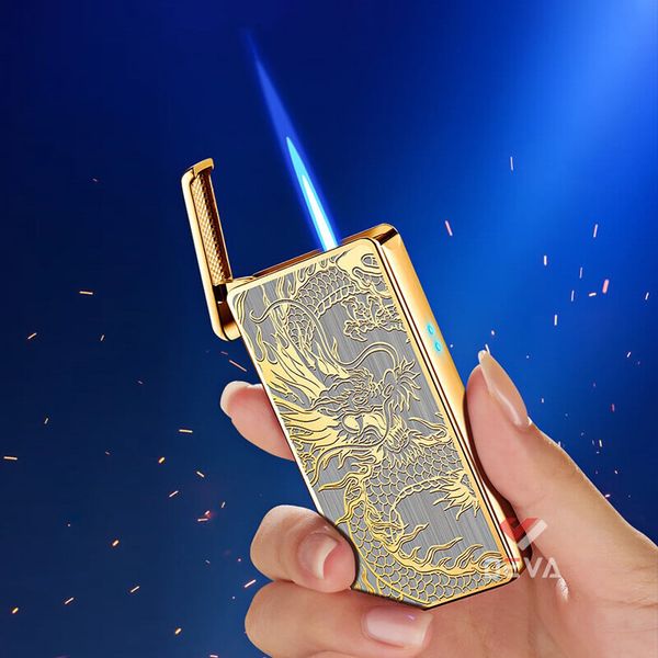 Bật lửa gas sạc USB cảm ứng điện tử cao cấp HT23-2