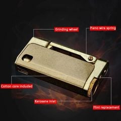 Bật lửa xăng đá Honest BCZ 474