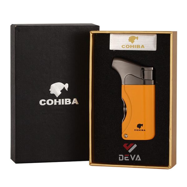 Bật lửa Cigar Cohiba khò 1 tia kèm đục kép H006