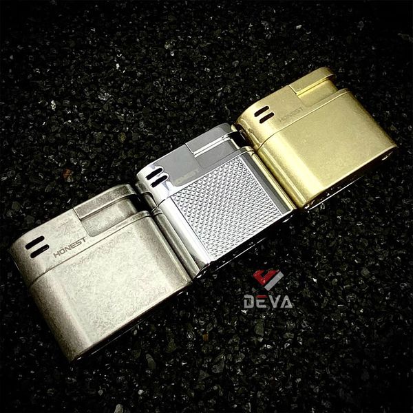 Bật lửa hút tẩu chính hãng Honest ngọn lửa chéo BCZ 827