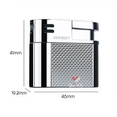 Bật lửa hút tẩu chính hãng Honest ngọn lửa chéo BCZ 827