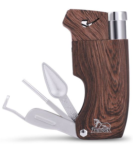Bật lửa hút tẩu vân gỗ Lubinski Sk 28
