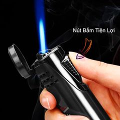 Bật lửa Jobon khò chéo 2 tia ga lộ thiên kèm đục ZB 330