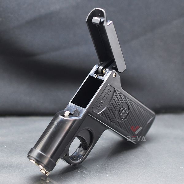 Bật lửa thủ công hình cây súng kèm khay đựng thuốc lá Razzia TC26