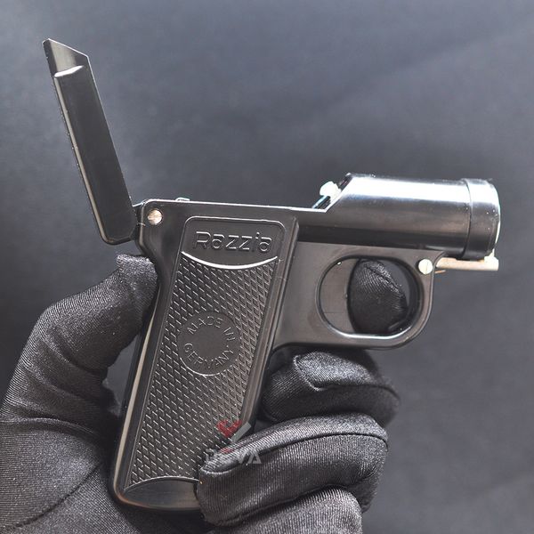 Bật lửa thủ công hình cây súng kèm khay đựng thuốc lá Razzia TC26