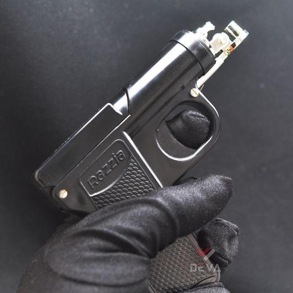 Bật lửa thủ công hình cây súng kèm khay đựng thuốc lá Razzia TC26