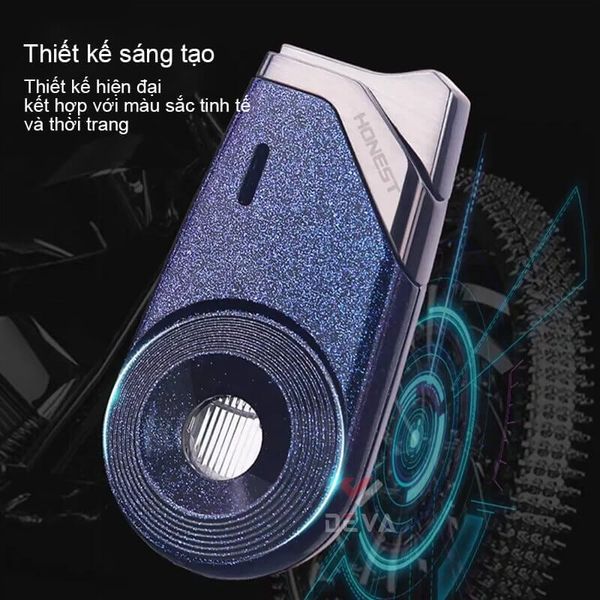 Bật lửa chính hãng Honest khò 1 tia bình gas trong suốt BCZ 797