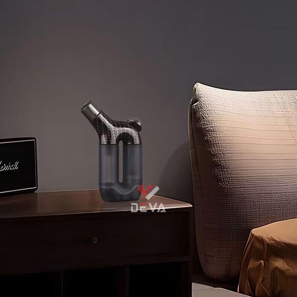 Bật lửa Honest khò 1 tia bình gas trong suốt hiện đại BCZ 826