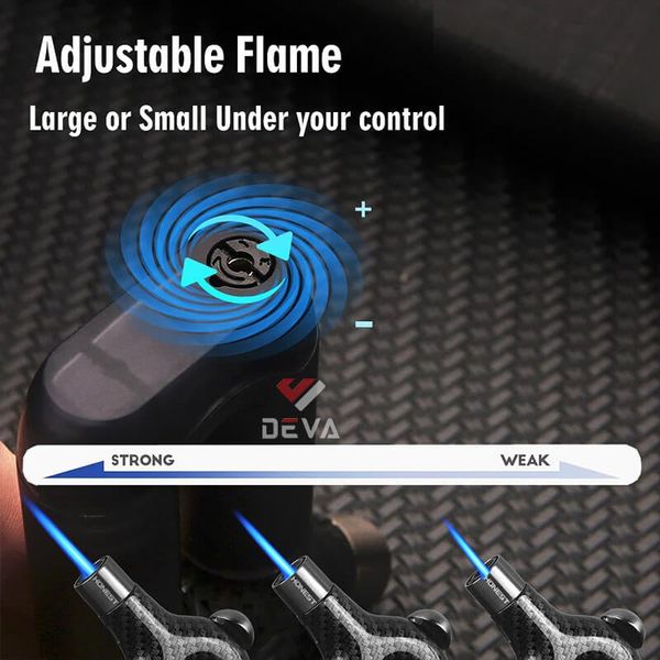 Bật lửa Honest khò 1 tia bình gas trong suốt hiện đại BCZ 826