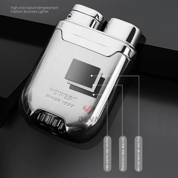 Bật lửa chính hãng Honest khò 1 tia phong cách thương gia BCZ 798