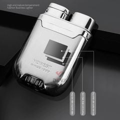 Bật lửa chính hãng Honest khò 1 tia phong cách thương gia BCZ 798