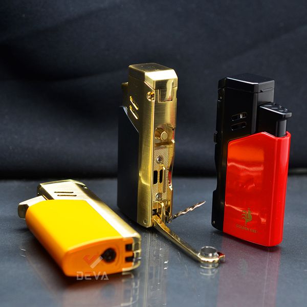 Bật lửa chính hãng Honest khò đại 1 tia kèm xiên và đục Cigar BCZ 761