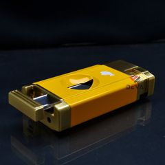 Bật lửa khò 2 tia kèm dao cắt chữ V Cohiba COB 198