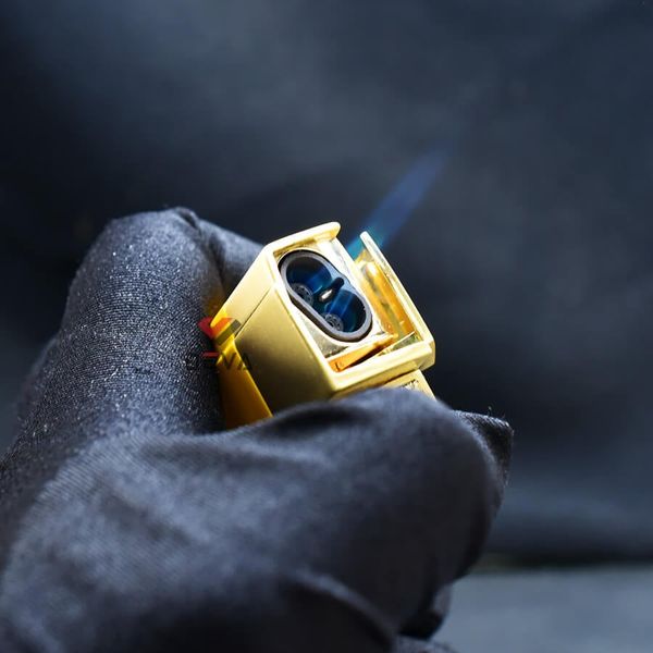 Bật lửa khò 2 tia kèm dao cắt chữ V Cohiba COB 198