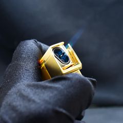 Bật lửa khò 2 tia kèm dao cắt chữ V Cohiba COB 198