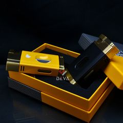 Bật lửa khò 2 tia kèm dao cắt chữ V Cohiba COB 198
