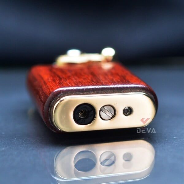 Bật Lửa Khò 1 tia Jobon Bọc Gỗ Đánh Lửa Bán Tự Động ZB 602A