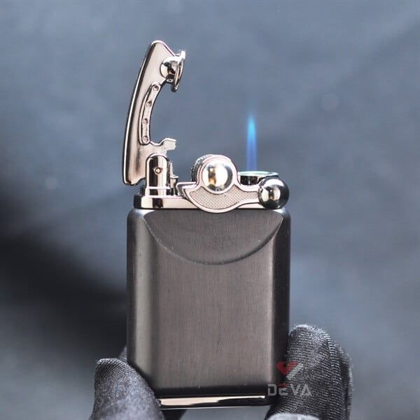 Bật Lửa Khò 1 tia Jobon Bọc Gỗ Đánh Lửa Bán Tự Động ZB 602A