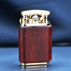 Bật Lửa Khò 1 tia Jobon Bọc Gỗ Đánh Lửa Bán Tự Động ZB 602A