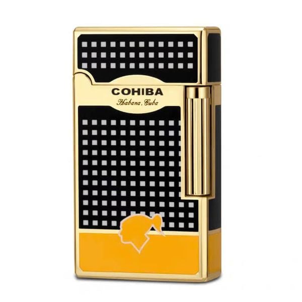 Bật Lửa Khò 1 Tia Kèm Đục Cohiba Đánh Đá Ngang COB 169