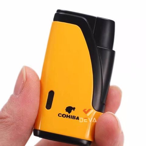 Bật lửa khò xì gà 2 tia cohiba h015