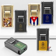 Bật lửa Lubinski khò 1 tia kèm bộ phụ kiện Cigar YJA 10057