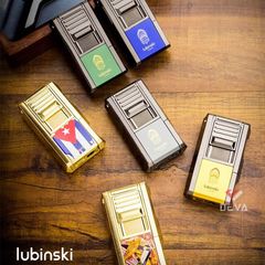 Bật lửa Lubinski khò 1 tia kèm bộ phụ kiện Cigar YJA 10057