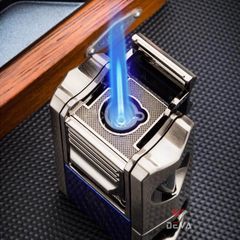 Bật lửa Lubinski khò 1 tia kèm bộ phụ kiện Cigar YJA 10057