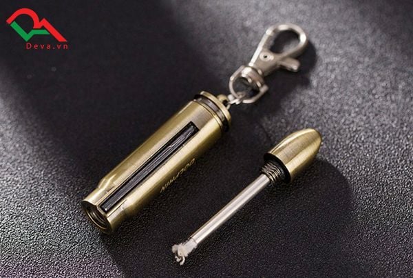 Bật lửa móc khóa diêm xăng hình viên đạn Dolphin HY610