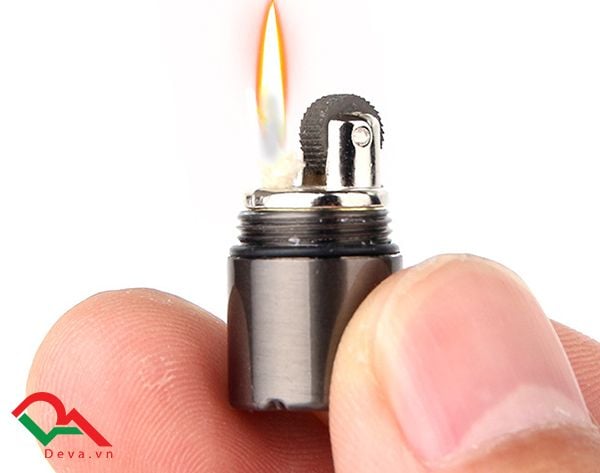 Bật lửa xăng đá mini móc khóa Dolphin HY618
