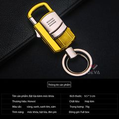 Bật lửa móc khóa sạc điện đa năng Honest BCK2-686