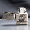 Zippo Bạc Bụi Khắc CNC Thuyền Buồm ZK162
