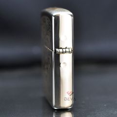 Zippo Bạc Khối Khắc Hoa Văn Marlboro BK41