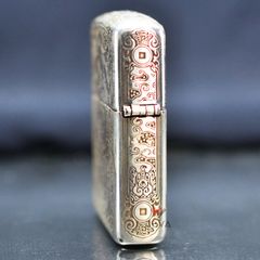 Zippo Bạc Khối Armor Khắc Kỳ Lân Các Mặt BK18
