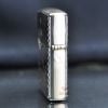 Zippo Bạc Khối Khắc Cá Chép Viền Gõ Búa BK11