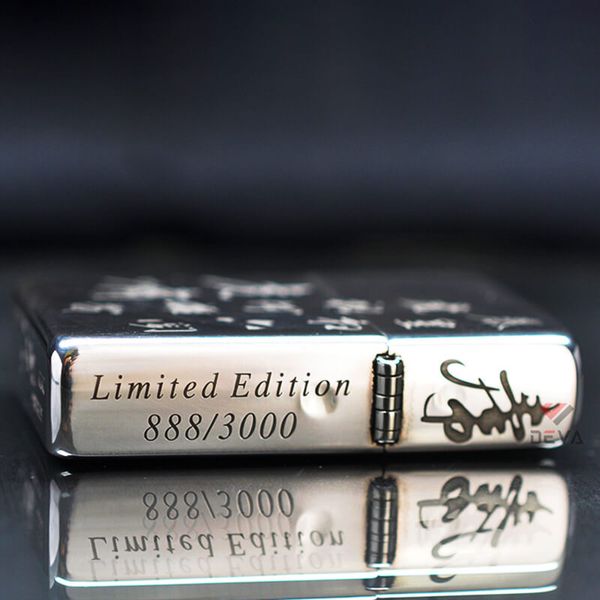 Zippo Bạc Khối Chúa Sơn Lâm BK19